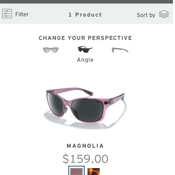 Zeal Optics Polarized Sunglasses Magnolia Purple $159 - Picture 13 of 15